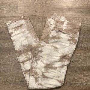 Gap 1969 always skinny new sand tie dye jeans 27